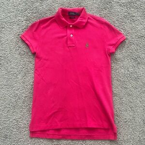 Hot Pink Polo Ralph Lauren Classic Fit Shirt